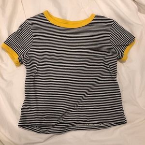 vintage semi cropped tee